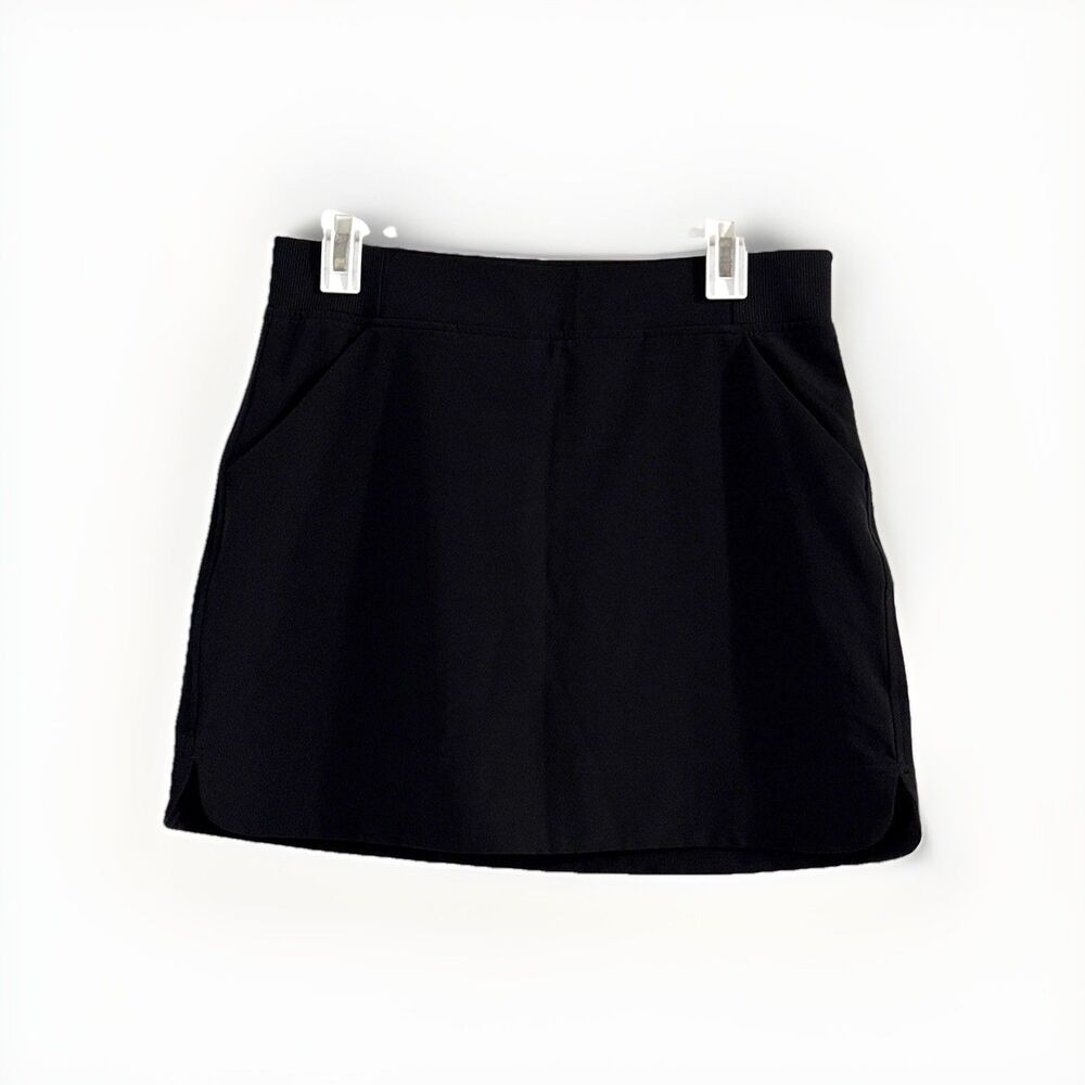 32 Degrees Skort Small Cool Black Tennis Golf Athletic Stretch Pockets Size S